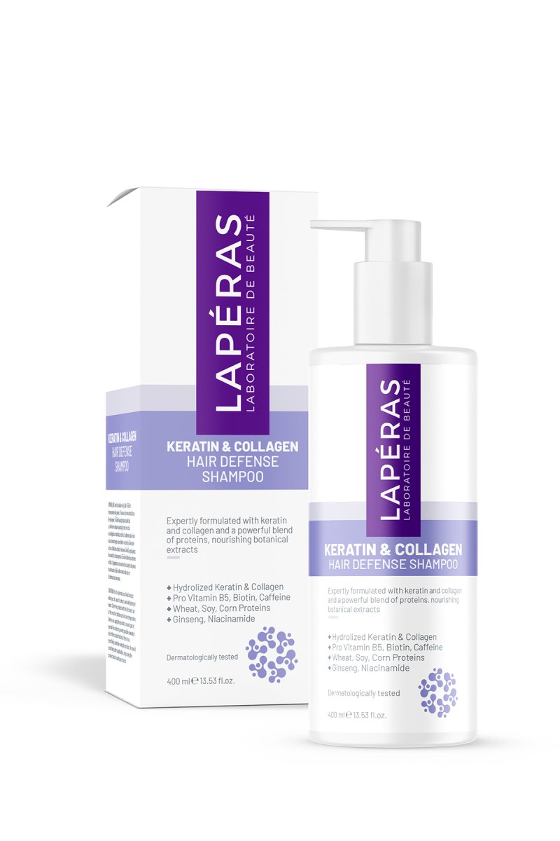 Keratin & Collagen Hair Defense Shampoo - LAPÉRAS | Laboratoire de Beauté